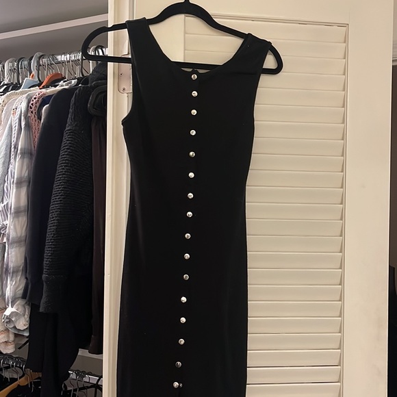 Windsor Black Dress with silver buttons 🖤 - Picture 2 of 3